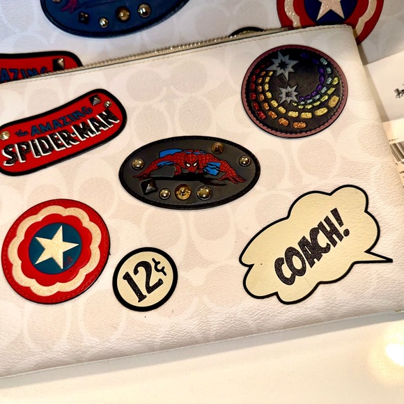 💥Marvel Jes Tote In Signature Canvas With Wristlet Wallet by COACH 🐎 NEW YORK - Picture 3 of 8